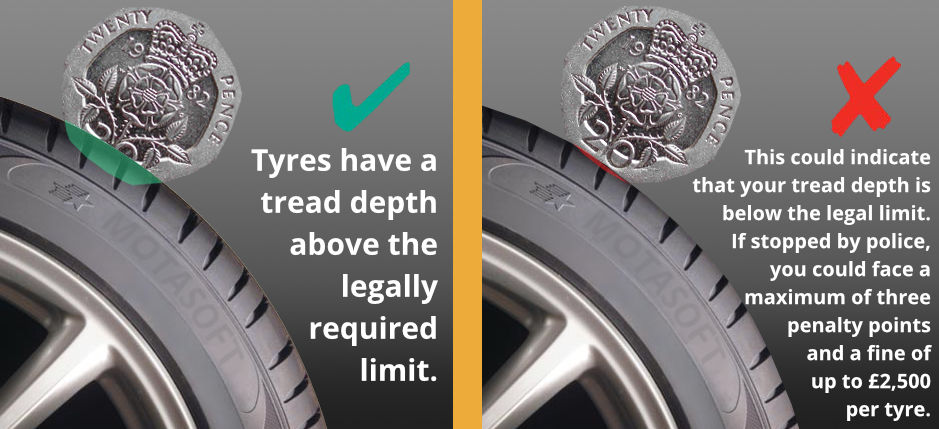 Tread depth image of a tyre - Tyres Wythenshawe - Order Tyres Online